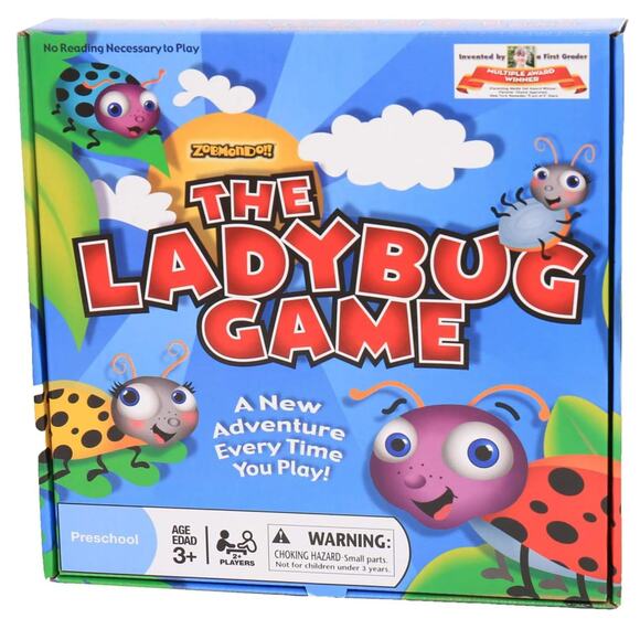 The Ladybug Board Game By Zobmondo Ages 3-Up 2-4 Players No Reading Required - Picture 5 of 6